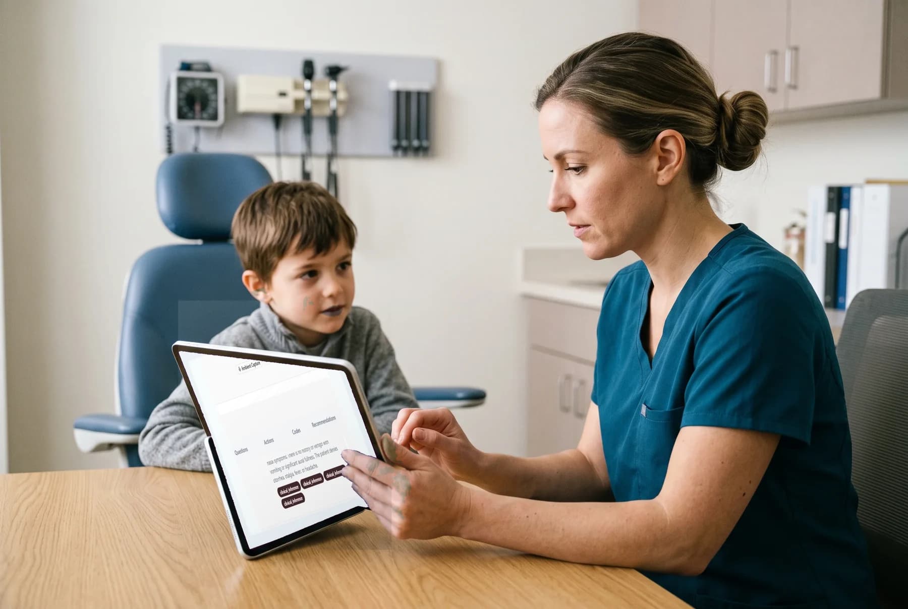 A split-screen view showing Copilot requesting written confirmation before a booking