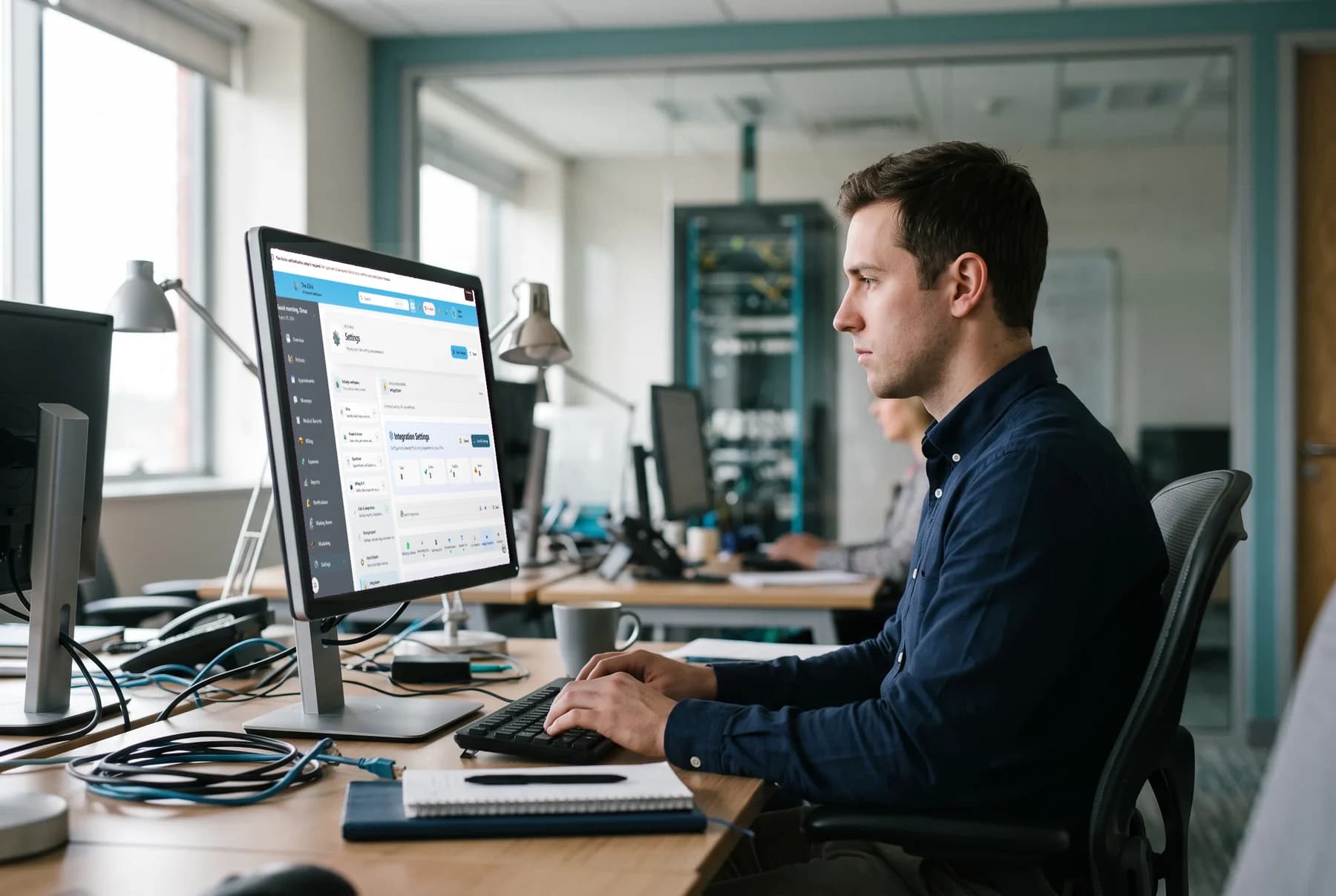 A billing team preparing a batch of insurance claims for upload